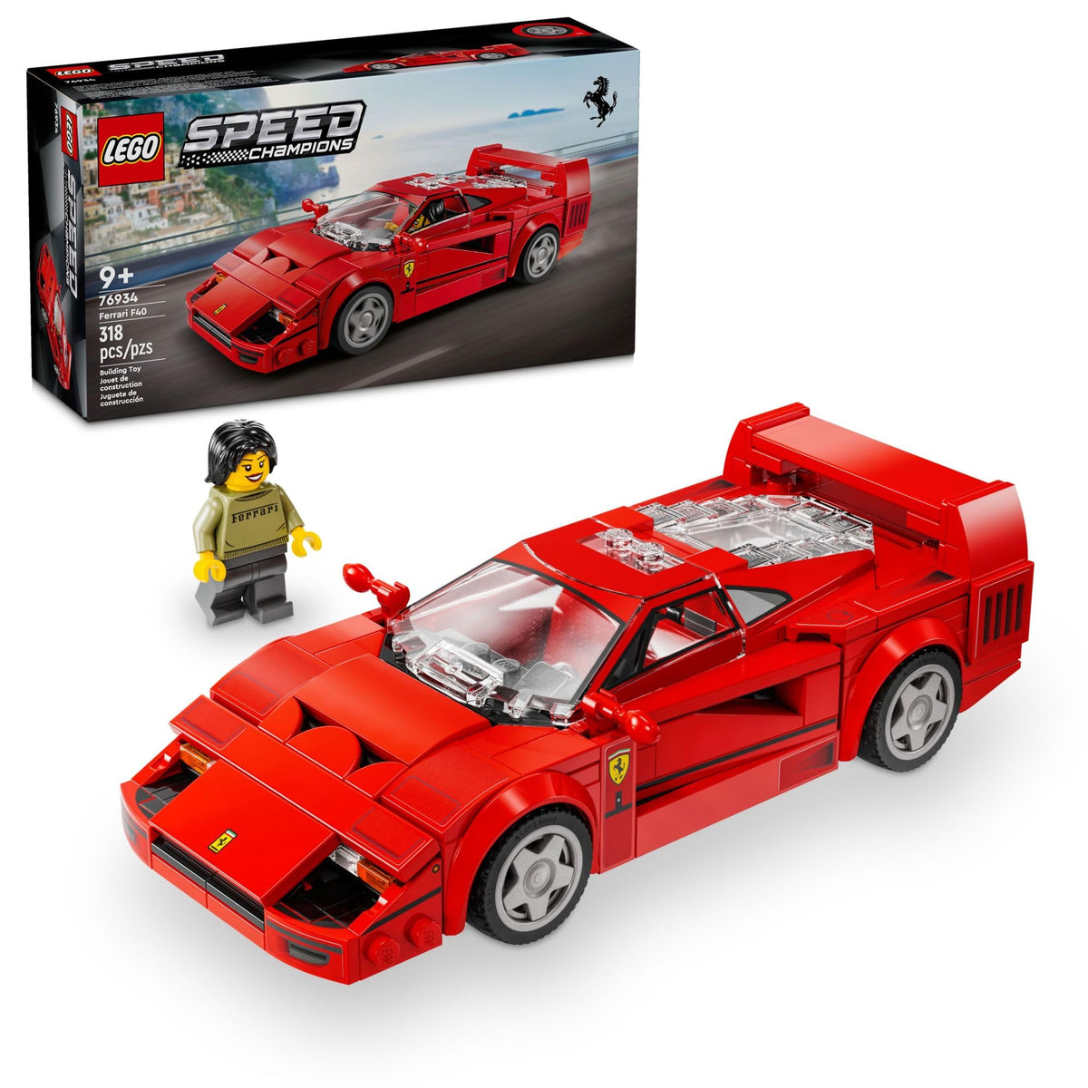 Toy Car Model Building Set with Driver Minifigure X465