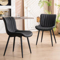 Black Dining Chairs Set of 2 W909600