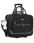 Black 17.3 In Rolling Laptop Bag with Wheels P40863