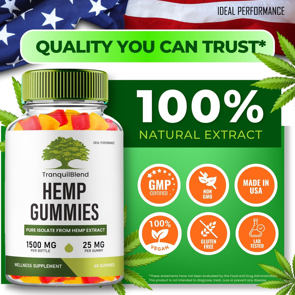 60 Gummies Hemp Gummies with Hemp Seeds Organic Extract U475595