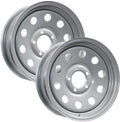15 Inch 5 Lug Silver Trailer Wheel Q71062