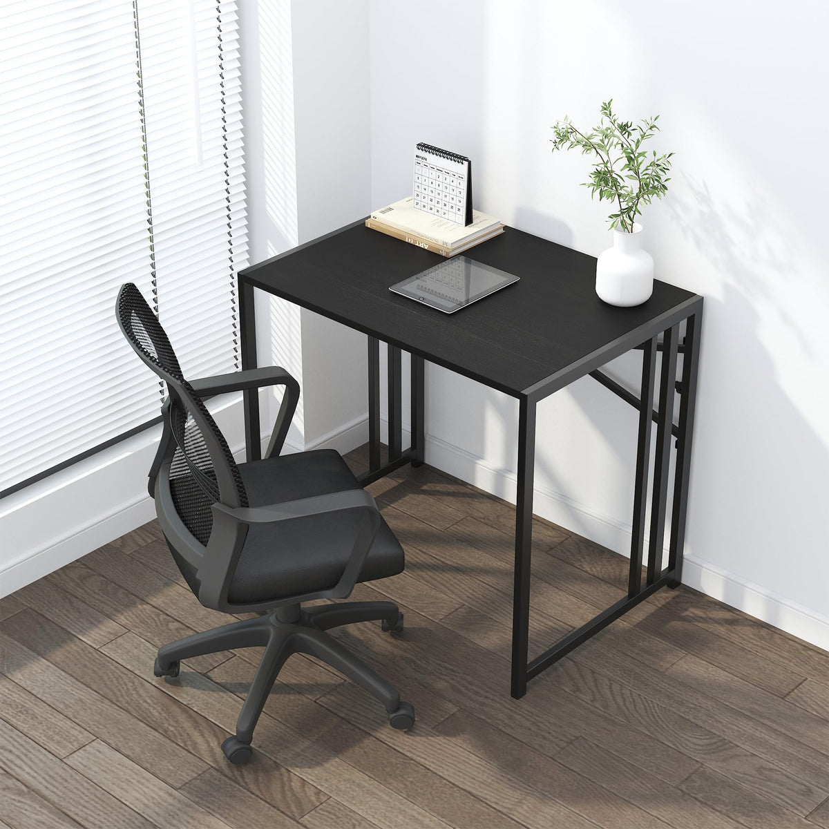 Folding Computer Desk 32 inch Black N9806