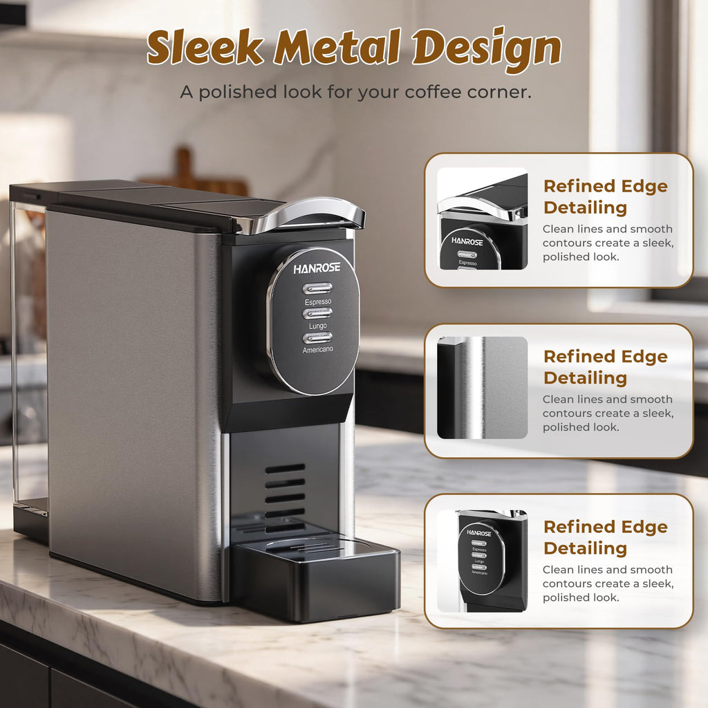 Stainless Steel 20 Bar Espresso Machine A771