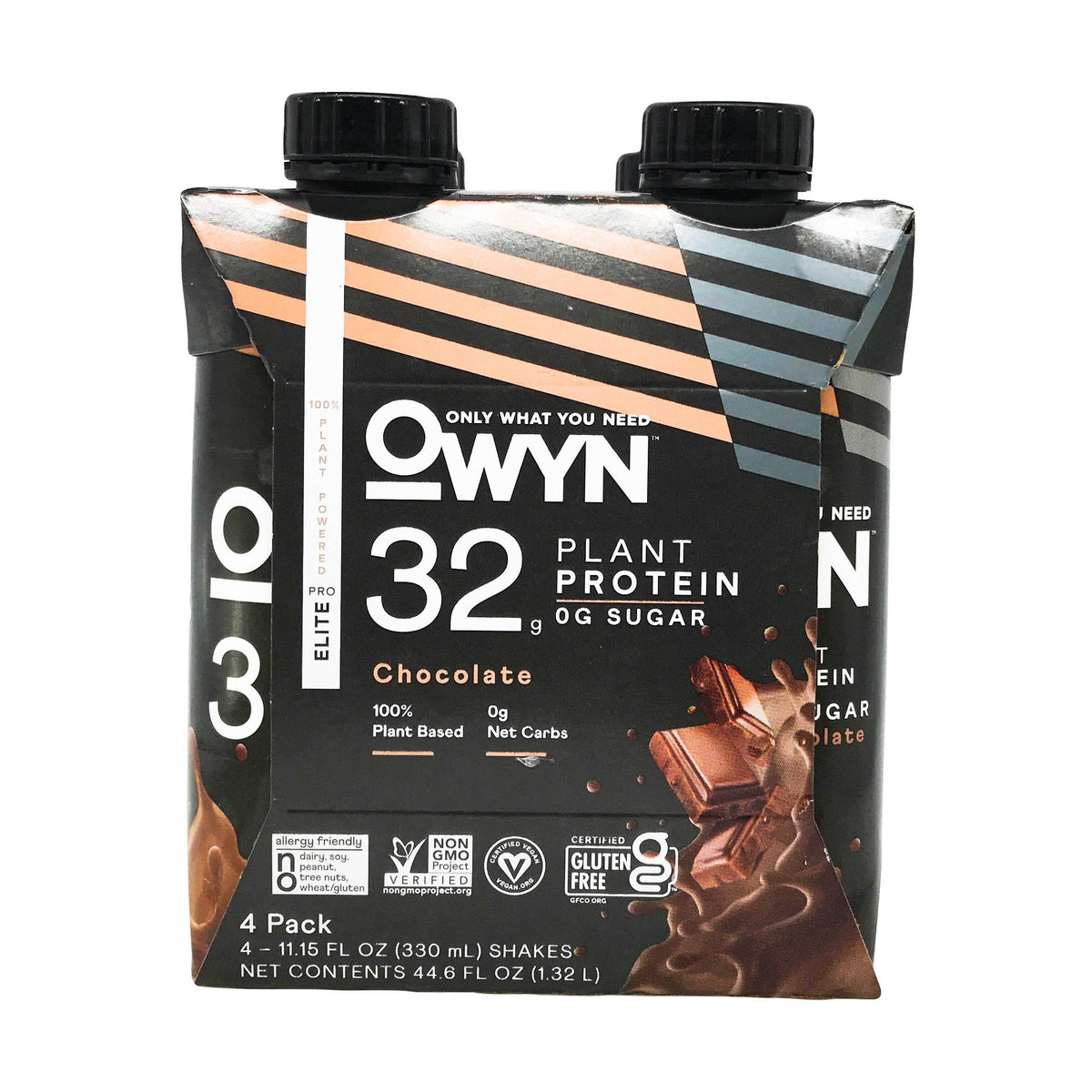 Chocolate Plant Protein Shake 4pk V322168
