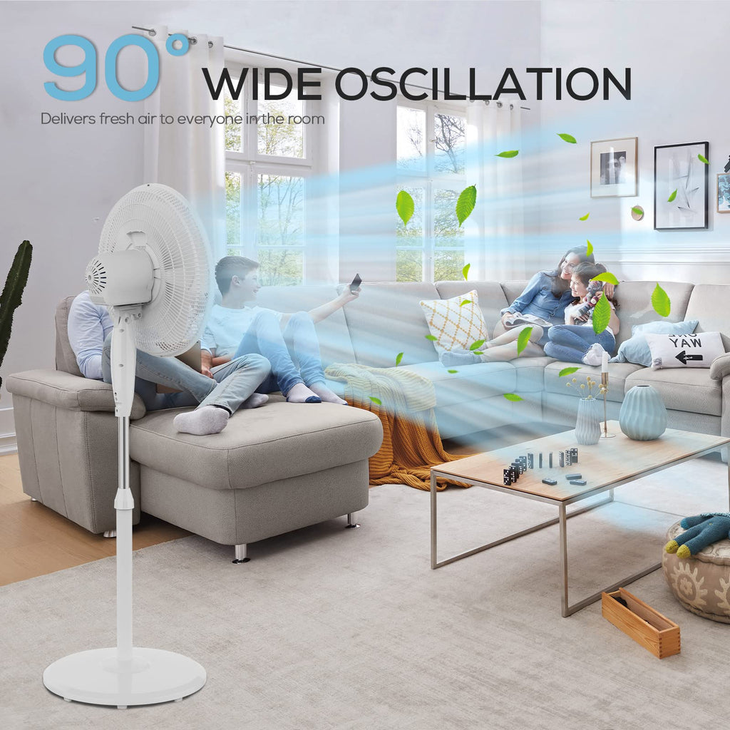 16'' Oscillating Pedestal Fan with Remote V2524