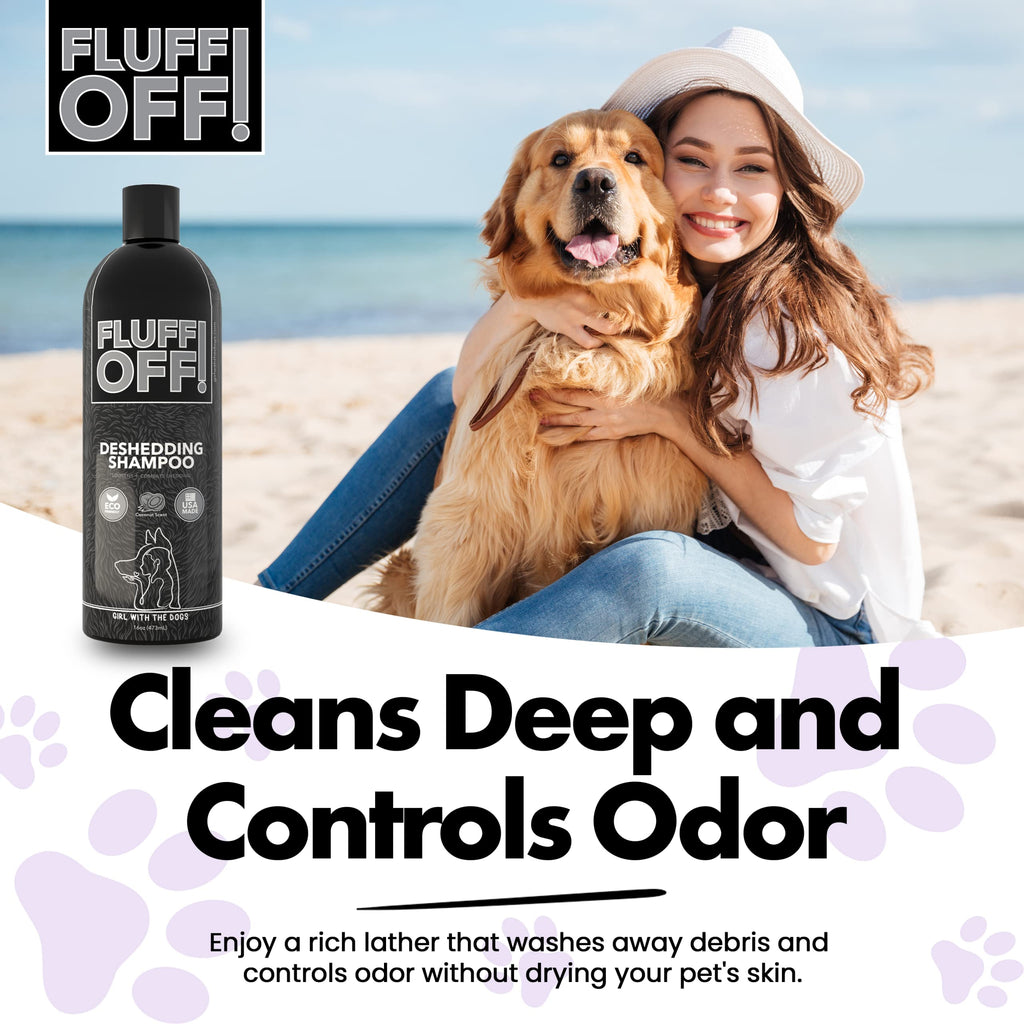 Natural Deshedding Dog & Cat Shampoo K69443