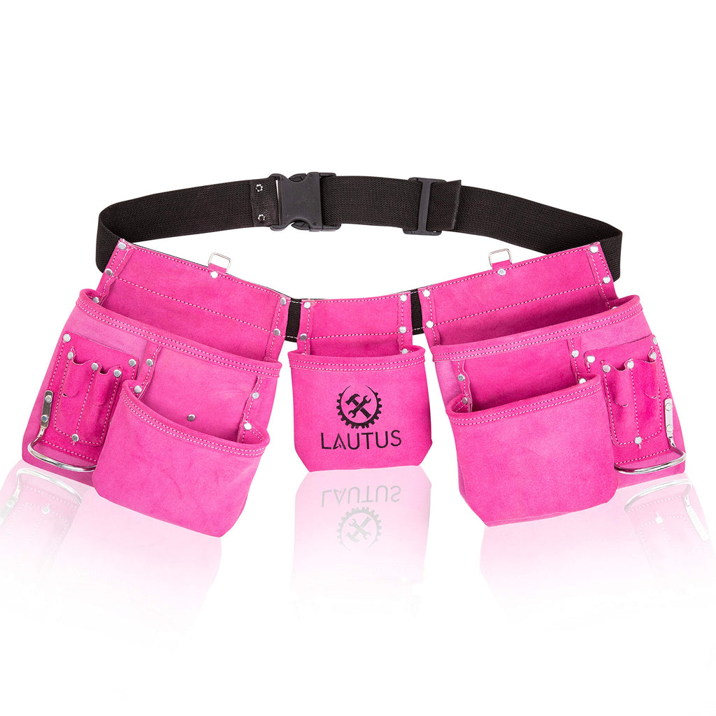 Pink 11 Pockets Tool Belt G96446