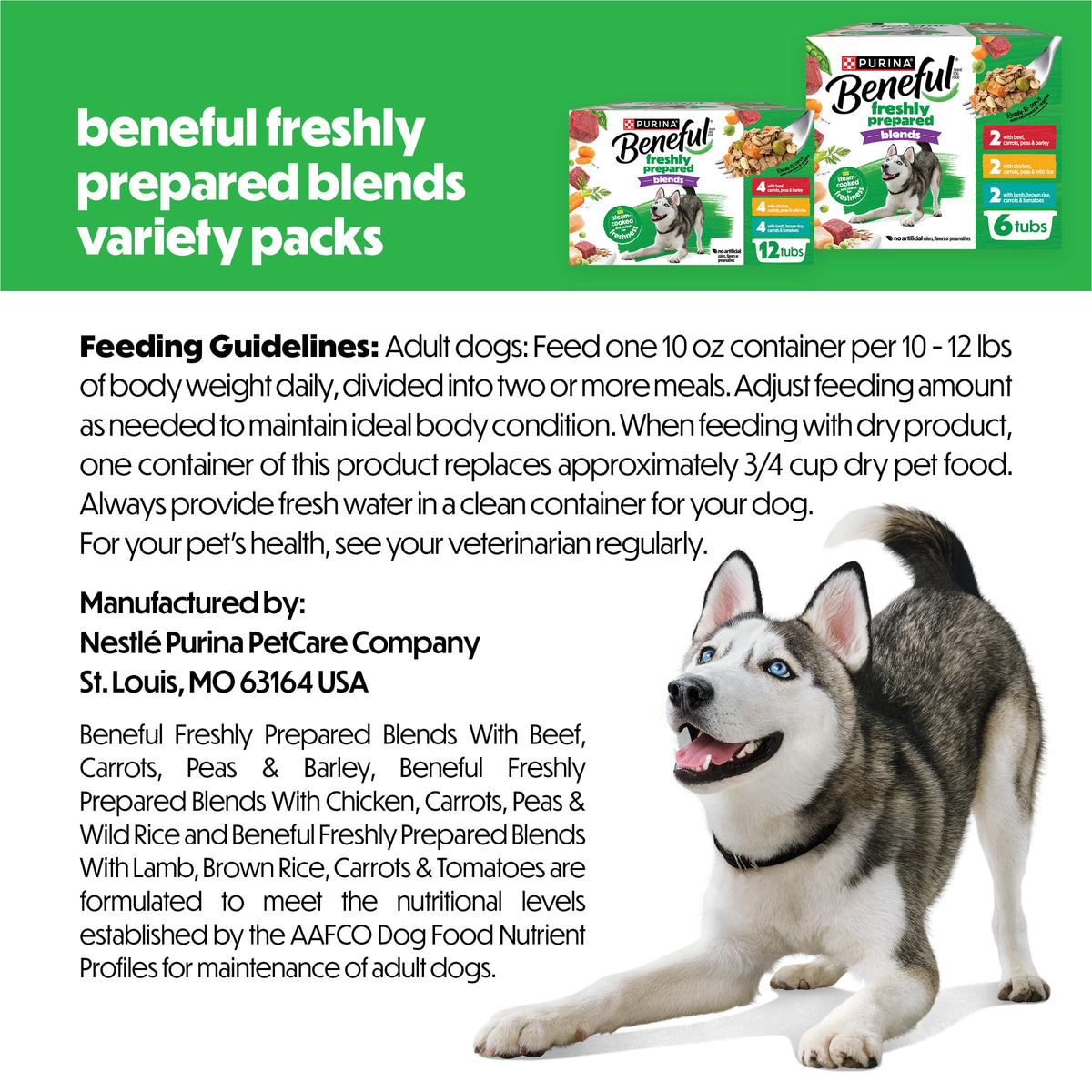 Wet Dog Food 12 10 oz Tub U108050