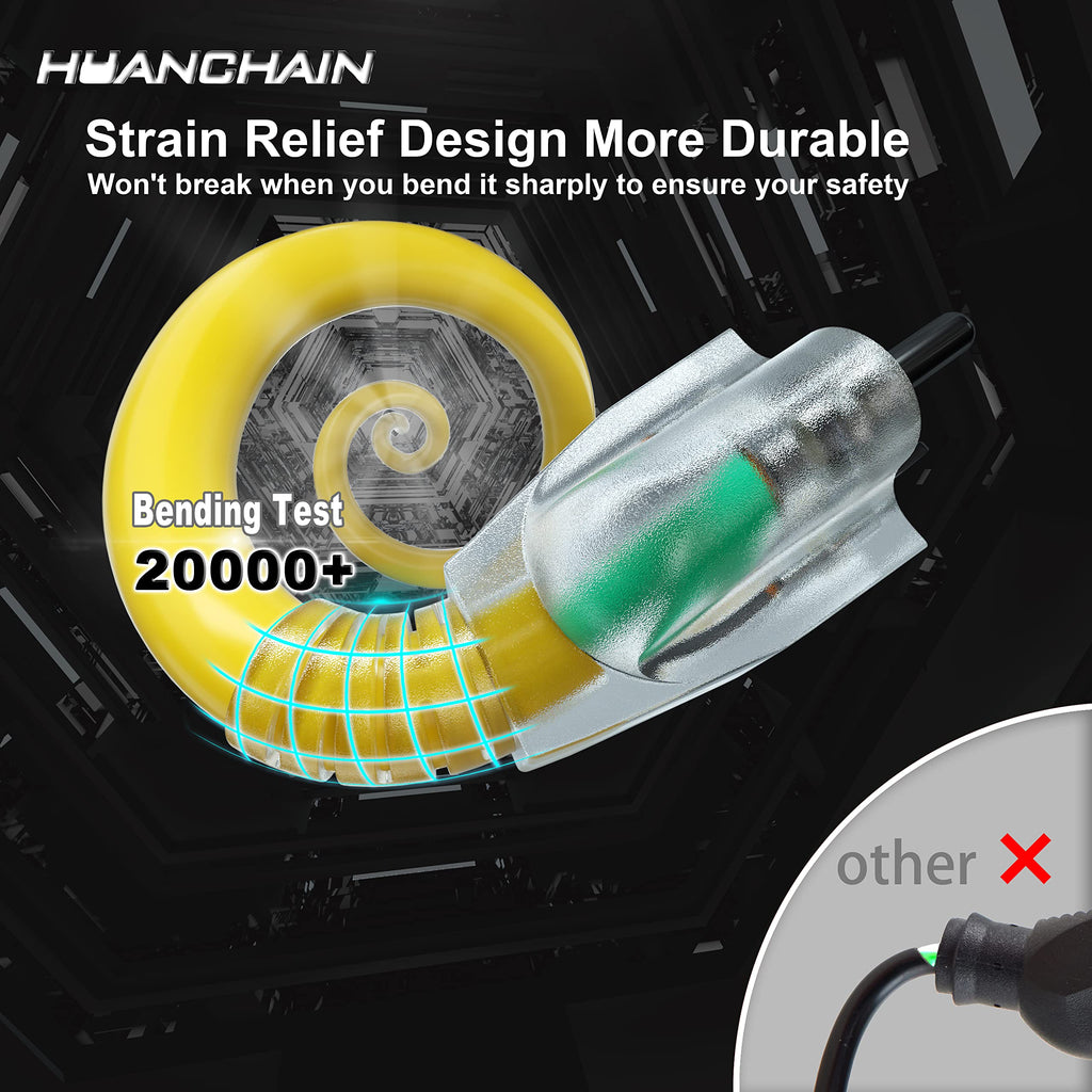 100 FT 12/3 Gauge Heavy Duty Outdoor Extension Cord Waterproof G837