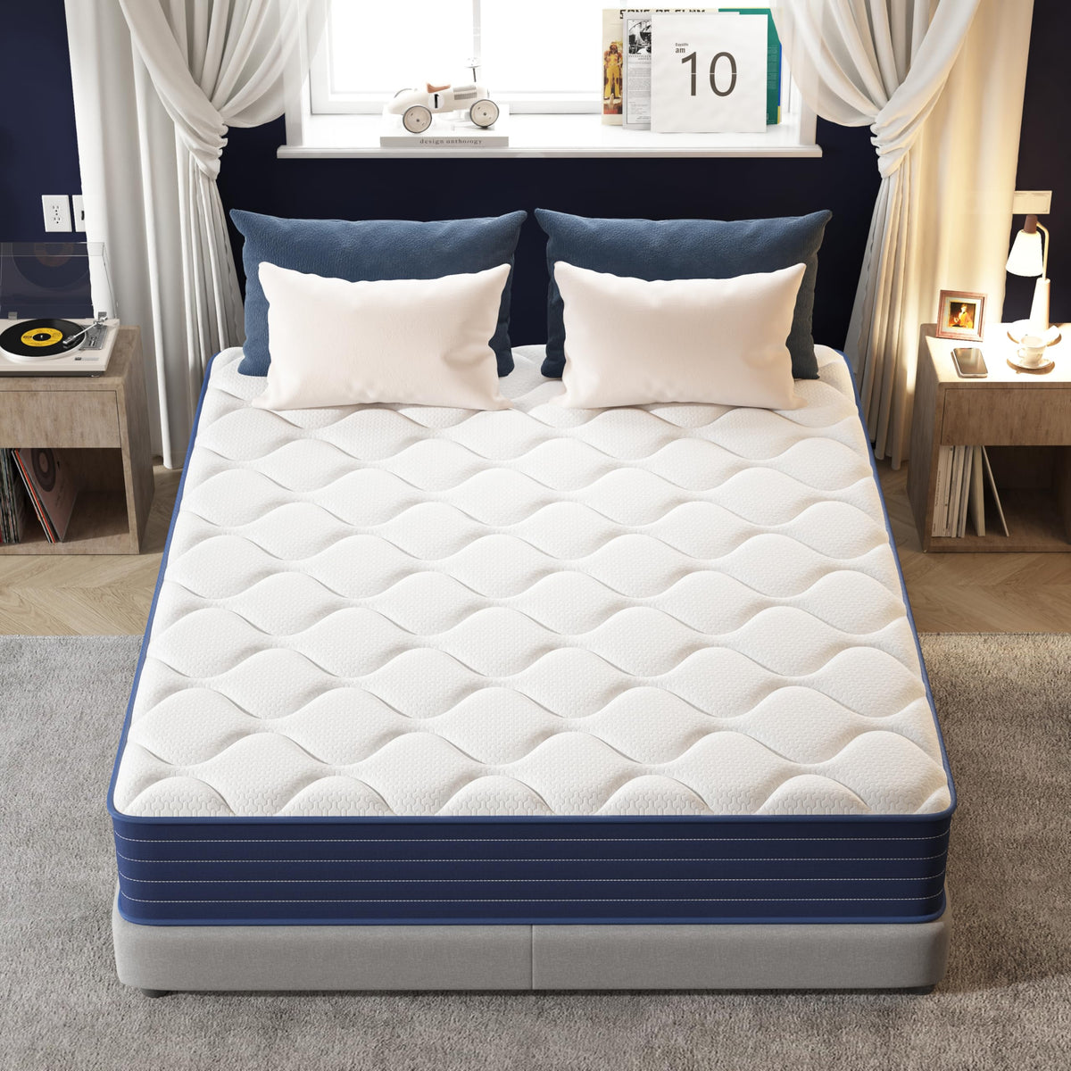12 Inch Full Hybrid Double Mattress W3008