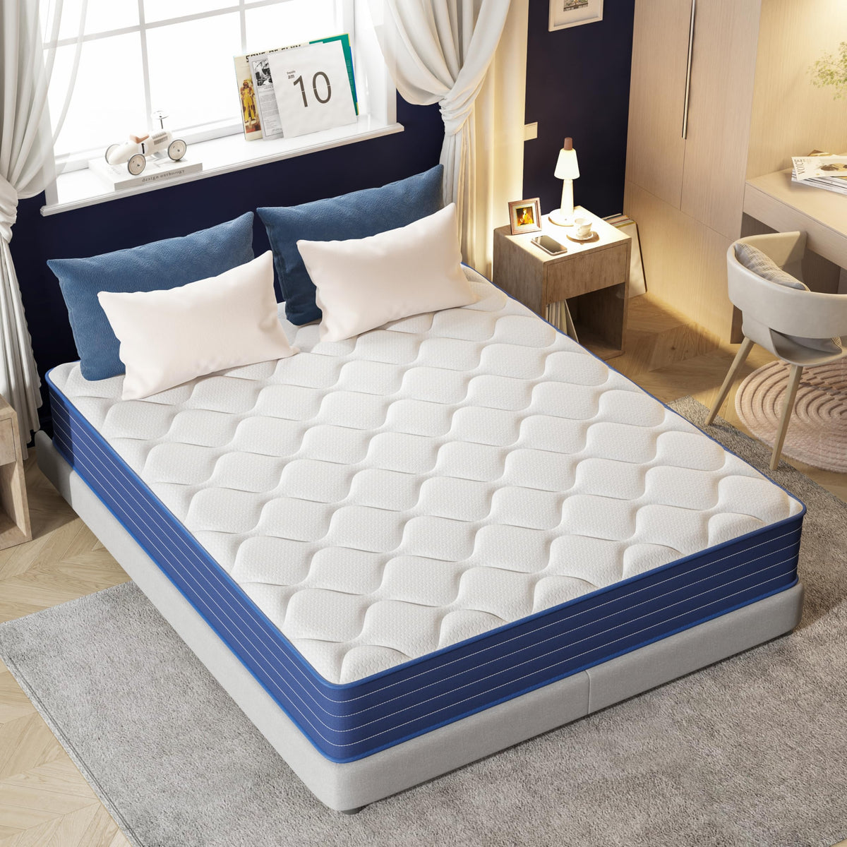 12 Inch Full Hybrid Double Mattress W3008