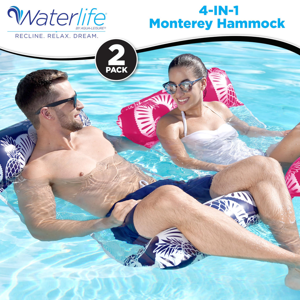 4-in-1 Inflatable Pool Hammock 4-Pack O310053