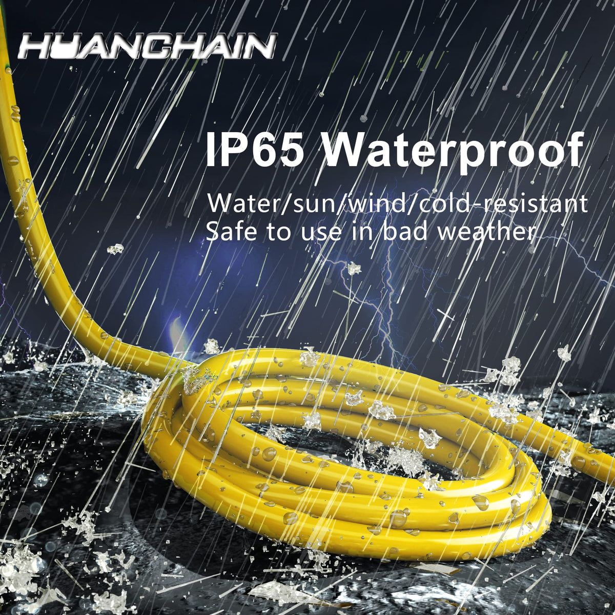 100 FT 12/3 Gauge Heavy Duty Outdoor Extension Cord Waterproof G837