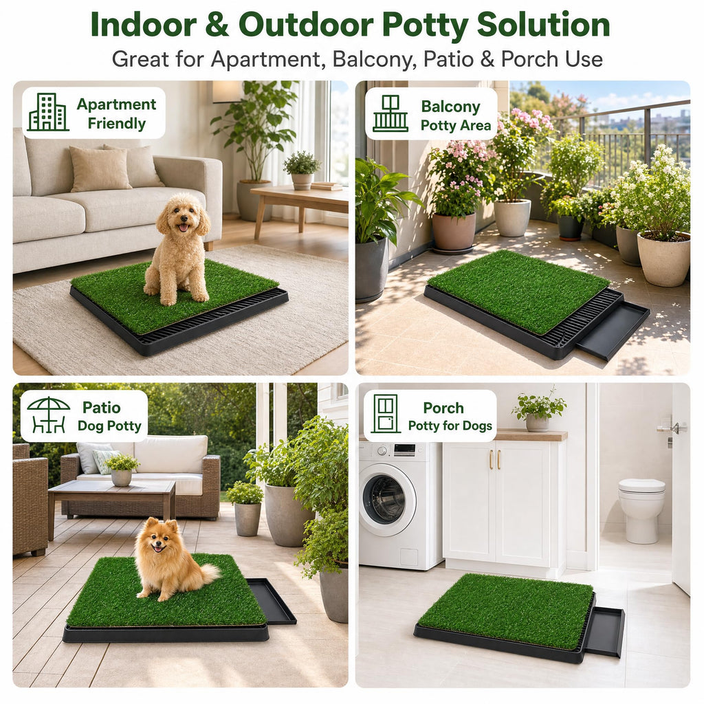 Dog Grass Pad with Tray 30 x 20 in G415