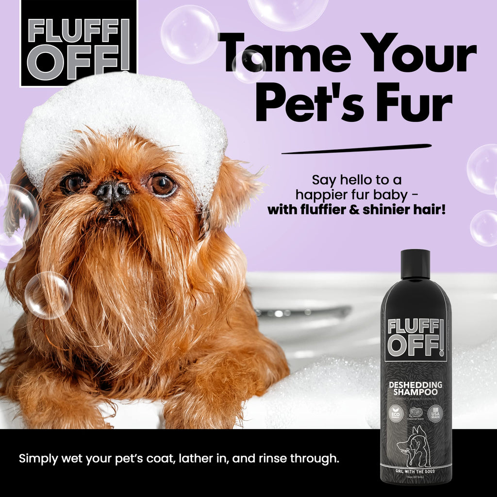 Natural Deshedding Dog & Cat Shampoo K69443