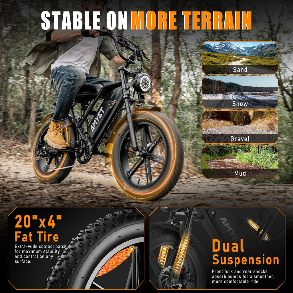20'' Fat Tire Electric Bike R74642