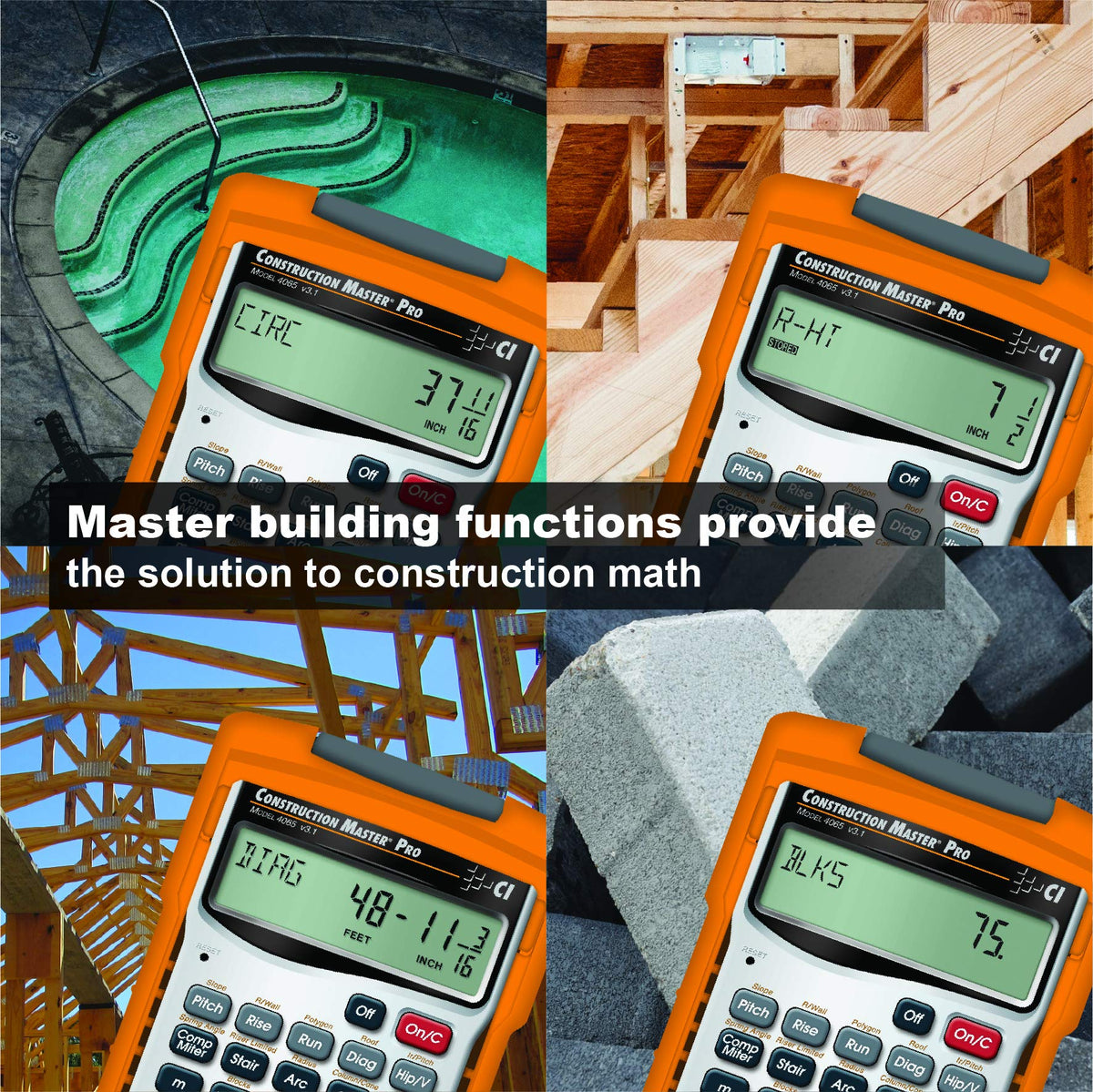 Construction Calculator with Trig Tool G2232
