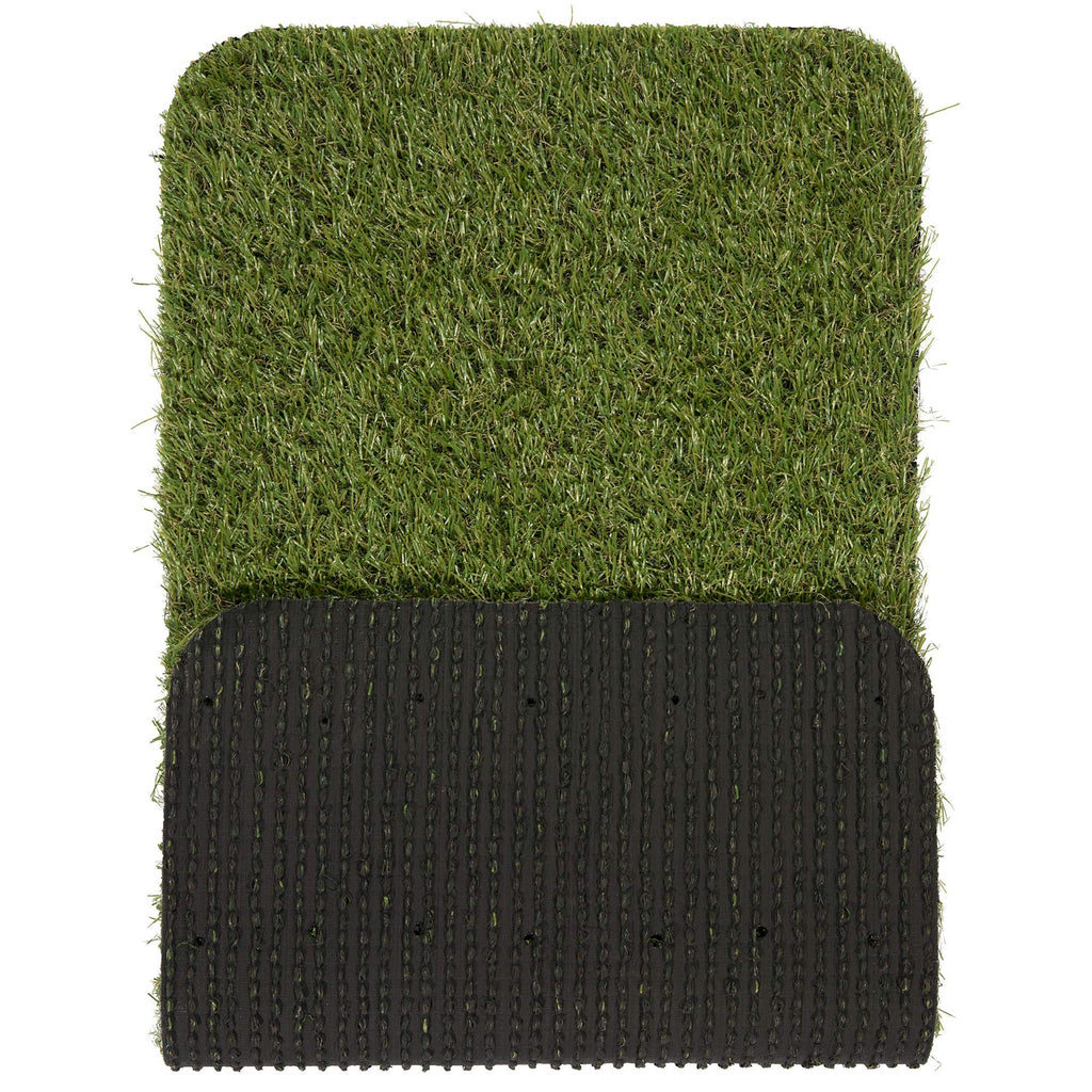 Artificial Grass Puppy Potty Training Pad with Tray, 15" x 30" Reusable M5944