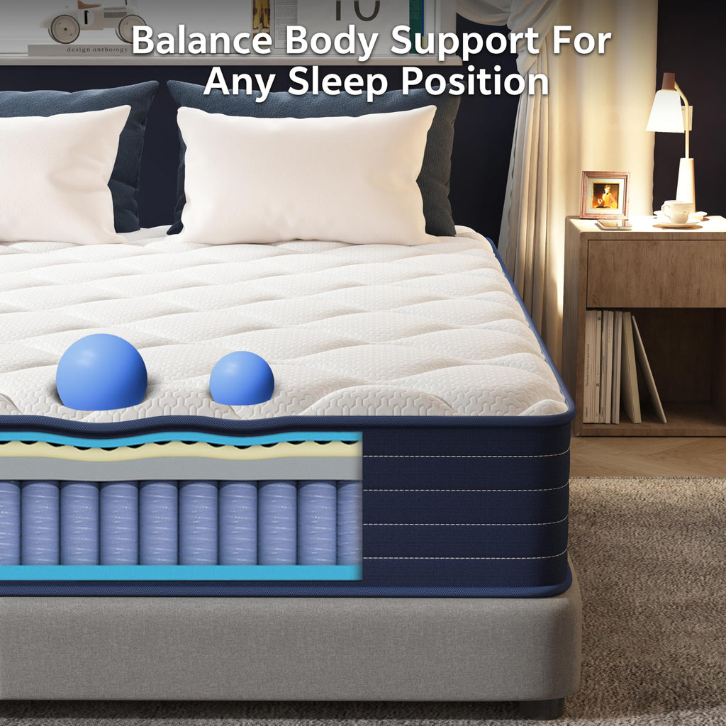 12 Inch Full Hybrid Double Mattress W3008
